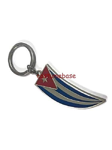 costumebase CUBAN FLAG Keychain Keyring Keyfob Dominic Toretto Too Fast Furious - Image 2