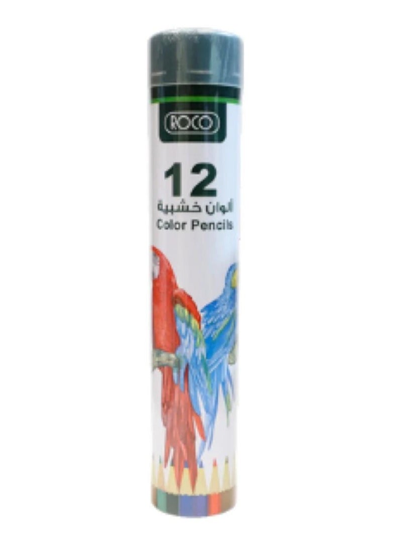 ROCO 12-Piece Color Pencil Set Multicolour - Image 3