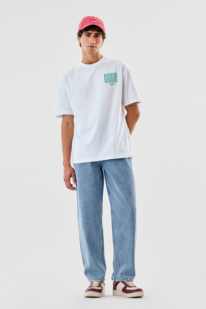 سنيتش جينز بليسيه بقصة مريحة - Image 5