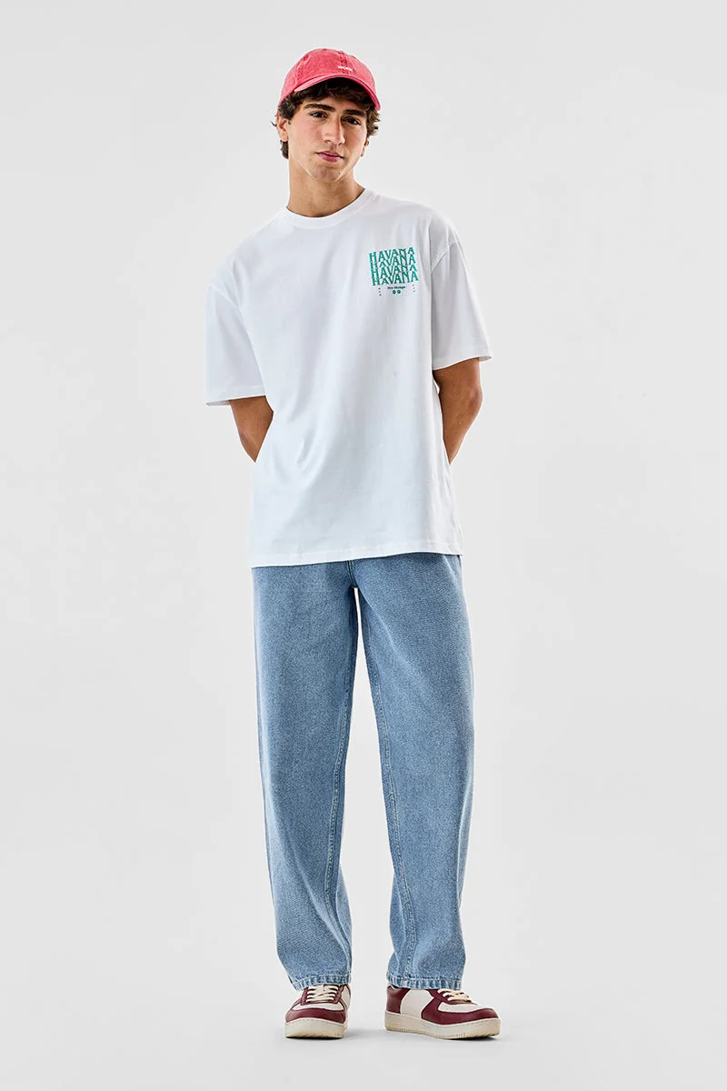 SNITCH جينز بليسيه بقصة مريحة