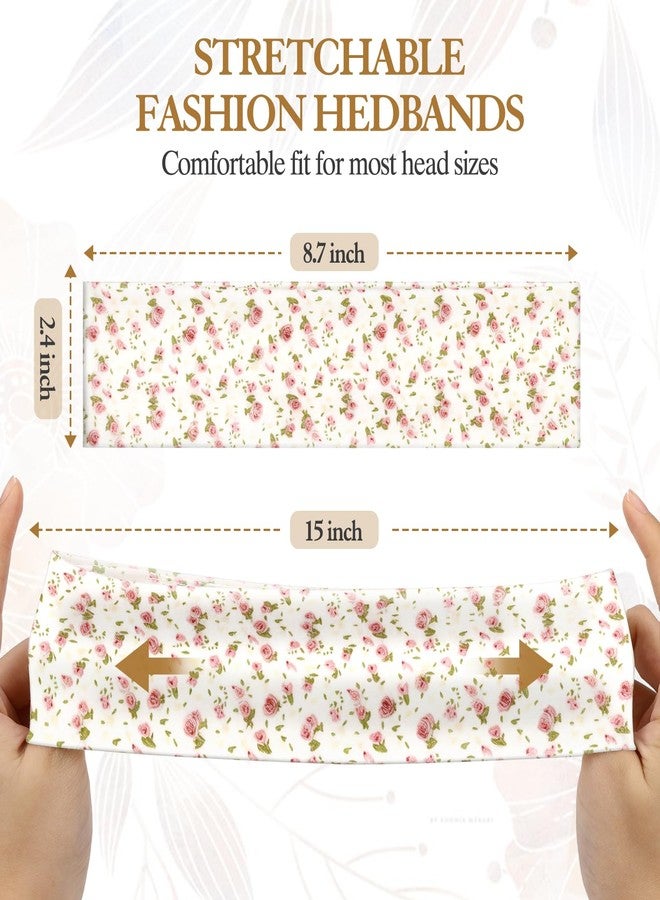 Yunaking Gift for Women 8pcs Fashion Headband: Headbands for Women Girls Valentines Day Gifts for Her Woman Soft Fabric Hairbands Hair Styling Accessories Birthday Gift Teen Girls Wife Sister Stocking Stuffers - Image 5