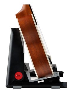 AGS01 Portable Foldable Adjustable Floor Guitar Stand Holder for All Guitar Types Ukulele Mandolin