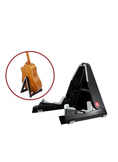 Aroma AGS01 Portable Foldable Adjustable Floor Guitar Stand Holder for All Guitar Types Ukulele Mandolin  - Image 4