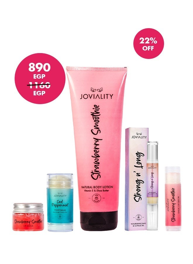 Joviality Skin Love Kit - Strawberry Smoothie - Mother's Day Gift - Image 2