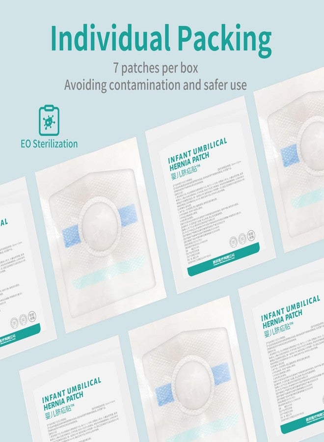 lefeke Baby Belly Navel Patches, Belly Button Shaper with Cotton Pads, Baby Umbilical Hernia Patch Waterproof, Infant Essentials Must Haves (7 PCS 10 * 10CM) - Image 2