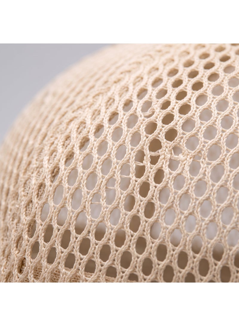 IceZone Breathable Mesh Baseball Cap for Sports and Outdoors - Cream - Image 4