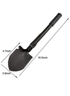 GO2CAMPS Mini Folding Shovel Miltary Multipurpose Tool For Outdoor Camping Shove Survival Portable With Carrying Pouch Camping Outdoor Tools  - Image 2