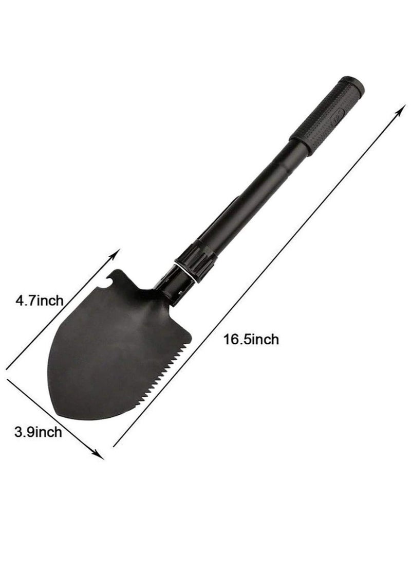 GO2CAMPS Mini Folding Shovel Miltary Multipurpose Tool For Outdoor Camping Shove Survival Portable With Carrying Pouch Camping Outdoor Tools  - Image 2