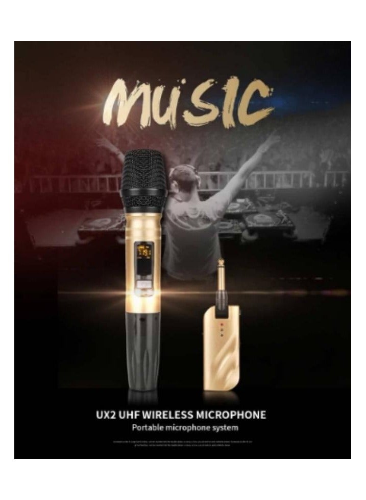 DUNISO Wireless Microphone, Professional Noise Canceling  Rechargeable Handheld Wireless Microphone with USB Receiver, ,Singing, DJ,High Vocal Quality,Plug and Play - Image 3
