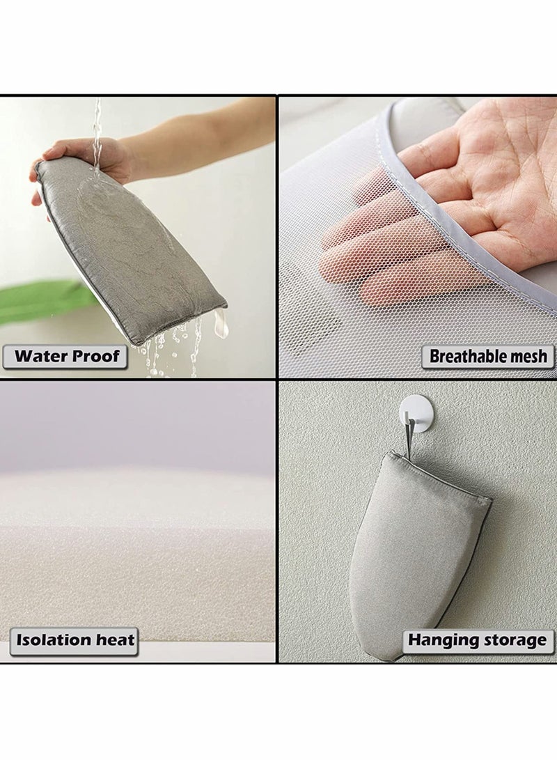 Excefore Portable Ironing Board Mini, Garment Steamer Ironing Glove Heat Resistant Waterproof Handheld Clothes Steamers Iron Board Glove for Business Trip Travel  - Image 5
