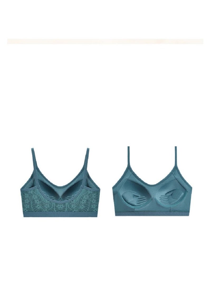 Loquat Women's Lace Gathering Sports Bra  - Image 2