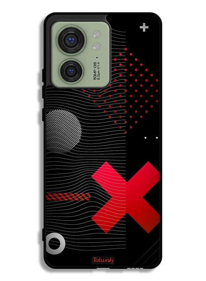 Tolwak Motorola Edge 40 Protective Case Cover Cross Sign - Image 1