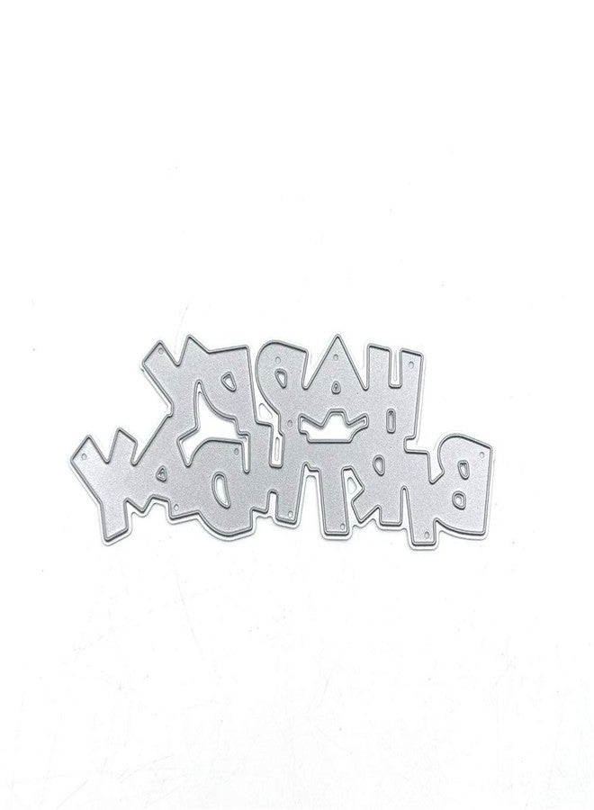 LZBRDY 1.4 3.6 Inch Happy Birthday Words Metal Cutting Dies for Card Making and Scrapbooking Paper Crafts Birthday Die Cuts - Image 3