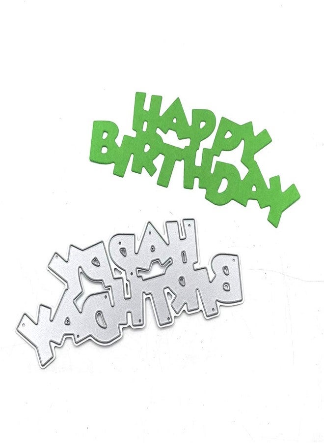 LZBRDY 1.4 3.6 Inch Happy Birthday Words Metal Cutting Dies for Card Making and Scrapbooking Paper Crafts Birthday Die Cuts - Image 4