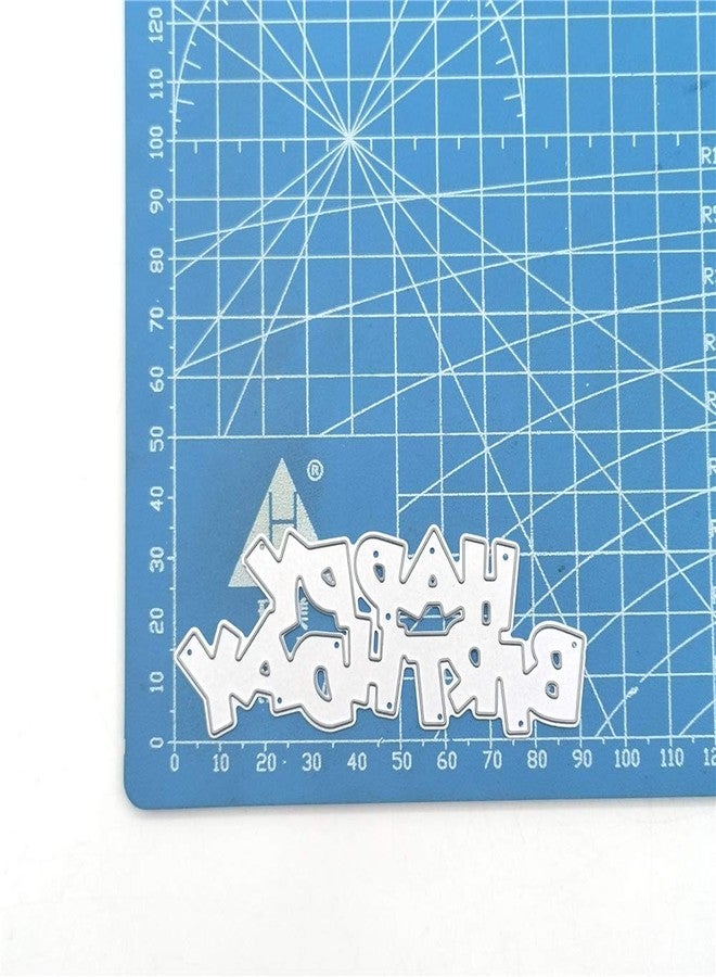 LZBRDY 1.4 3.6 Inch Happy Birthday Words Metal Cutting Dies for Card Making and Scrapbooking Paper Crafts Birthday Die Cuts - Image 2