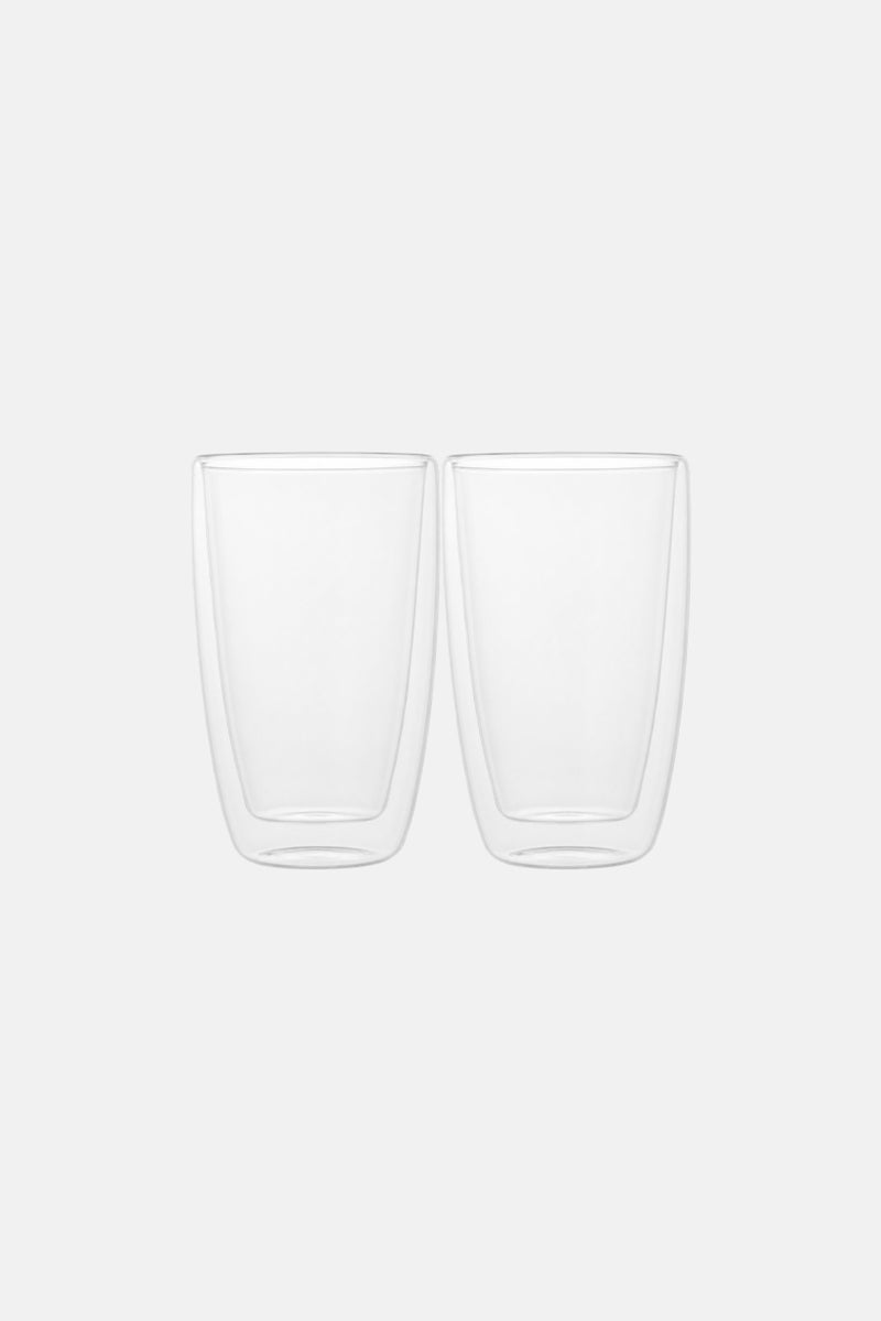 Bombay 2 Pieces Thermguard Double-Wall Insulated Glass 340ml, Transparent - Image 1