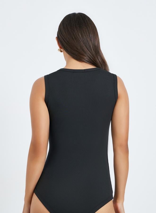 Styli Women Square Neck Sleeveless Bodysuit - Image 5