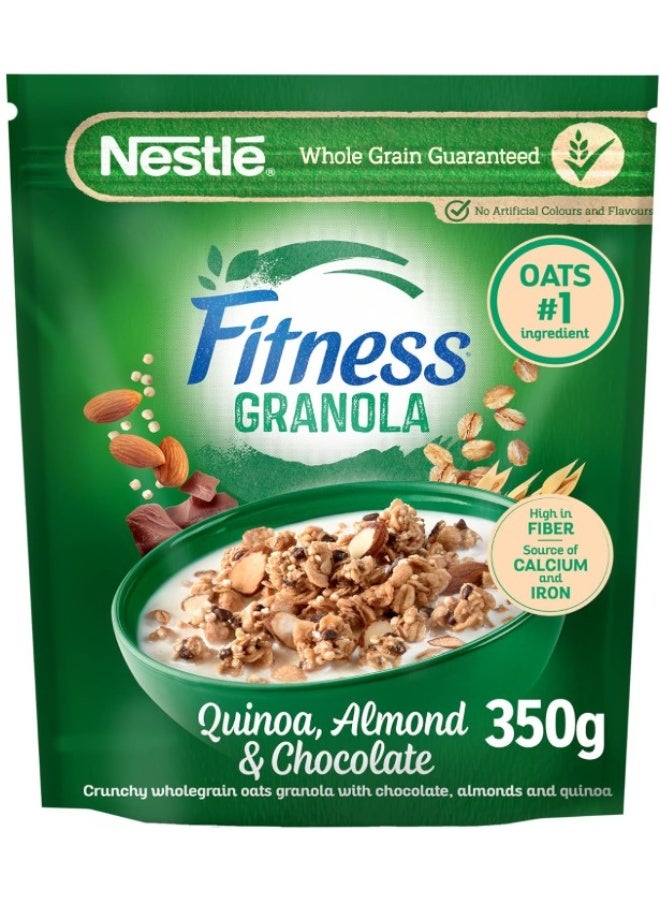 Nestle Fitness Granola Cereal Bag in Quinoa, Almond & Chocolate (350g) - Image 1