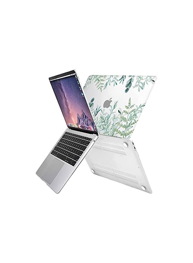 Mosiso Compatible with MacBook Air 13 inch Case 2022 2021 2020 2019 2018 Release A2337 M1 A2179 A1932 Retina Display Touch ID, Plastic Plants Hard Shell&Keyboard Cover&Screen Protector, Transparent  - Image 3