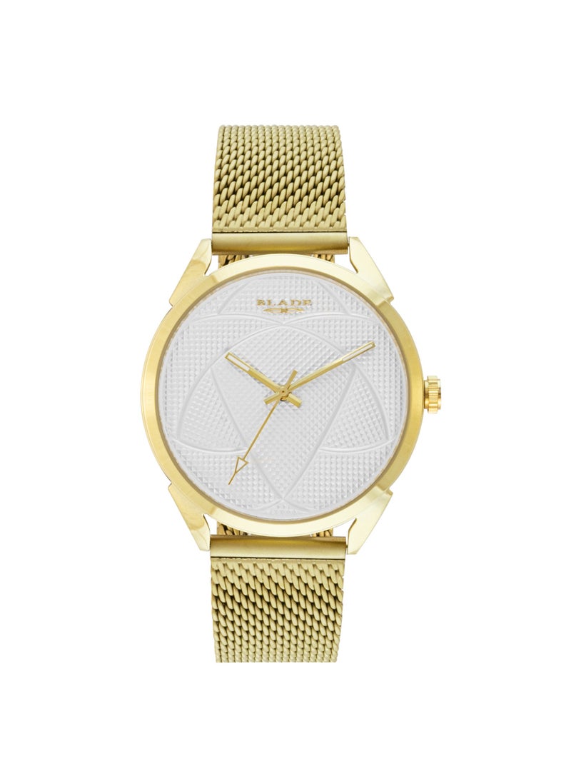 BLADE Retro SS-Futbol Gold 3697G2GWG SS Case & Band 3-Hands Unisex Watch - Image 1