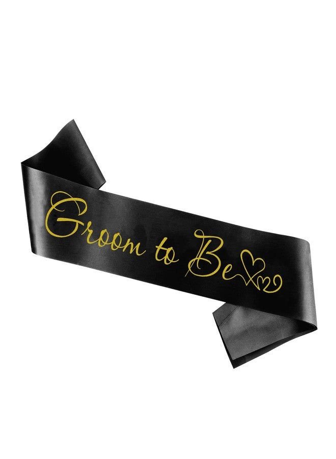 OALCQ Groom to Be Sash Groom Sash for The Bachelor Party Decorations Bachelor Party Accessories Groom Gifts Bride and Groom Ash Bachelor Party Ash Bachelor Party Favors for Men Bridesmaid Proposal Gifts - Image 1