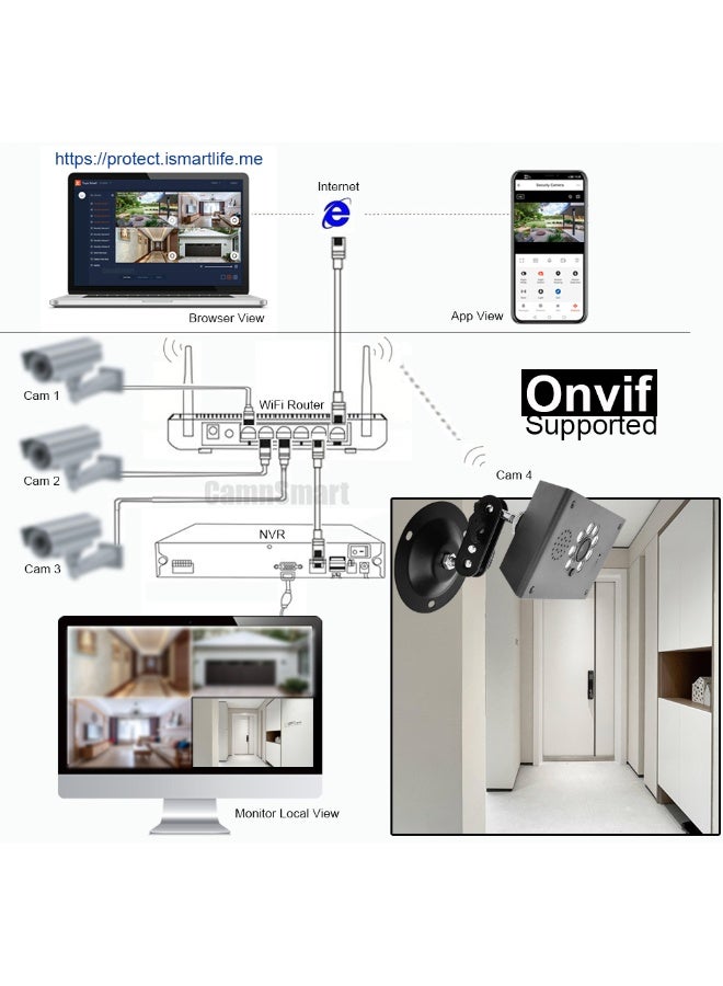 WiFi Security Camera 6MP 3200x1800 with TuyaSmart/Smart Life App - Image 5