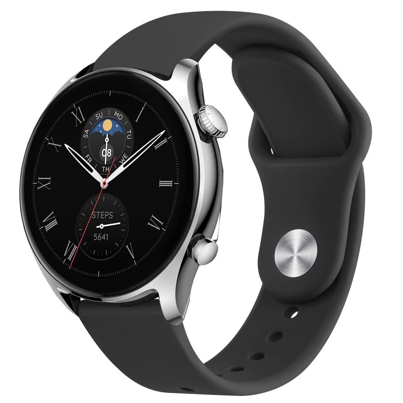 Vanjua Silicone Band for Amazfit GTR 4/3 Pro/3/2e/2/47mm, 22mm Quick Release Soft Sport Strap Replacement for Men - Image 2