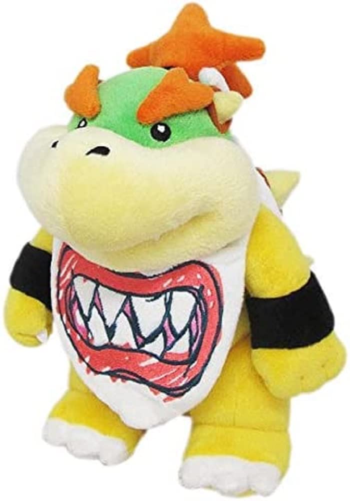 Little Buddy Super Mario All Star Collection 1424 Bowser Jr. Stuffed Plush, 8", 156 months to 180 months - Image 1