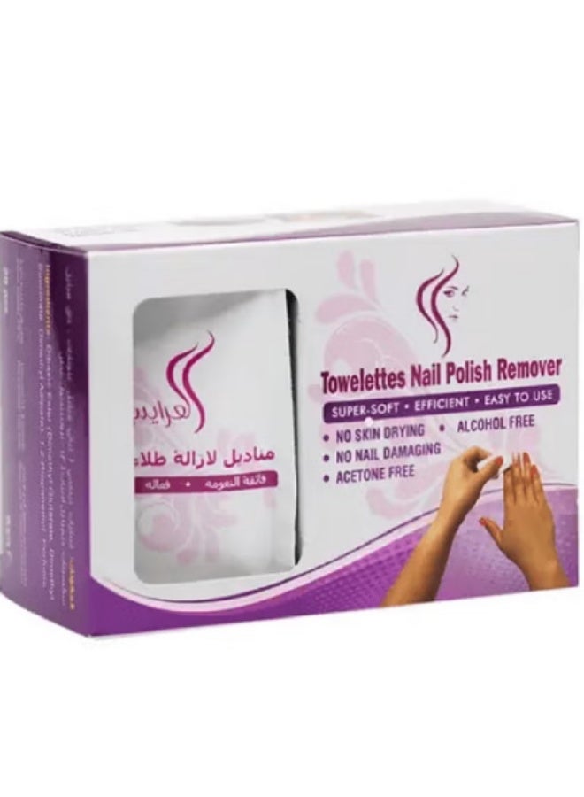 Alarays Towelettes Nail Polish Remover – Alcohol & Acetone Free, Super Soft and Easy to Use - Image 3