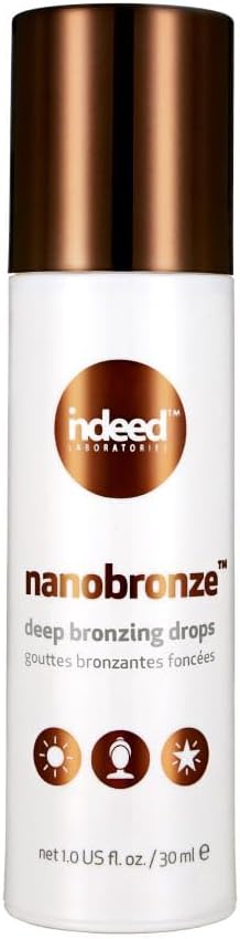Indeed Labs Nanobronze Deep Deep Bronzing Drops Natural Glow Enhancer Illuminator Highlighter Skin Tint For An All Day Radiant Glow With Hyaluronic Acid To Help Support Skin Barrier Repair