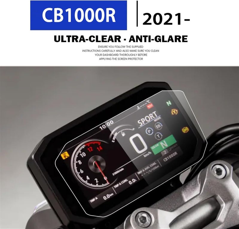 Yurefax CB1000R Motorcycle Dashboard Screen Protector - Image 2