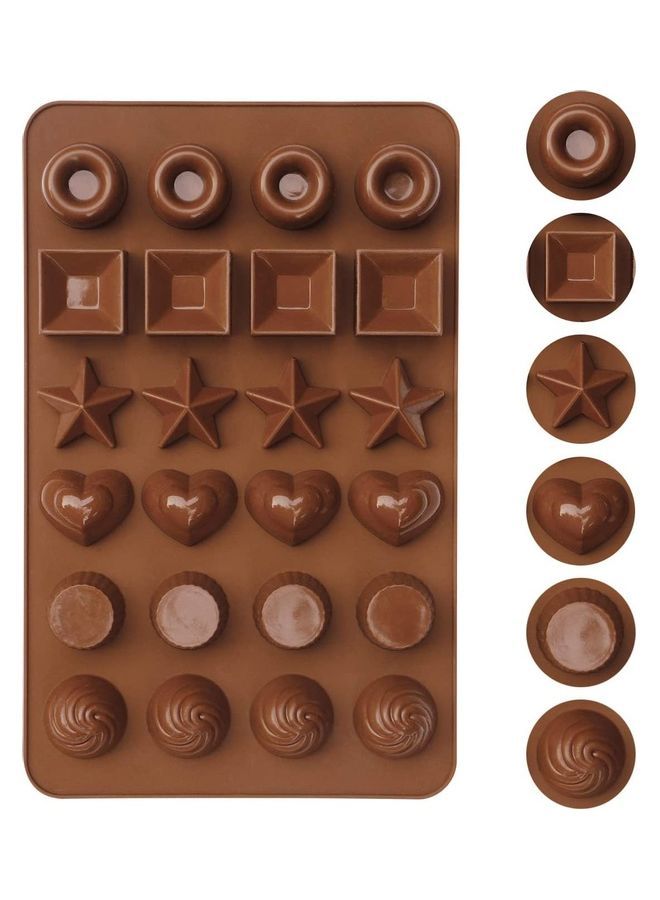 NIBEMINENT 2 Pack Hot Chocolate Bomb Molds Semi Sphere 6 Holes Silicone Mold for Baking Cake DIY, Candy, Pudding multicolour - Image 3