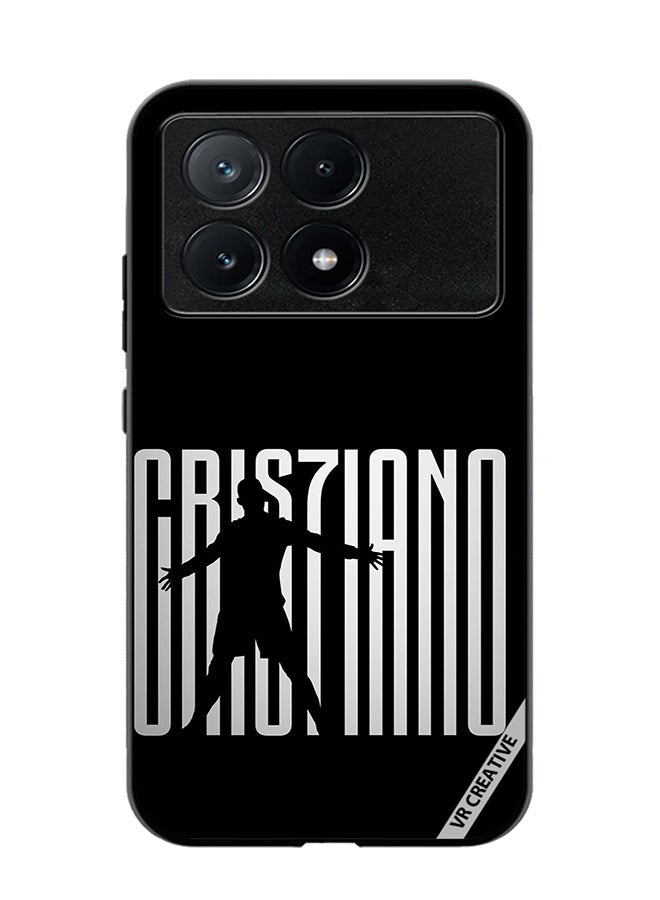 VR CREATIVE Protective Case Cover For Xiaomi Poco X6 Pro Ronaldo Design Multicolour - Image 1
