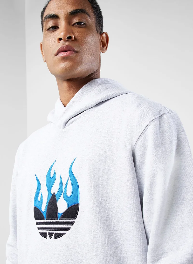 adidas Originals Flames Logo Hoodie