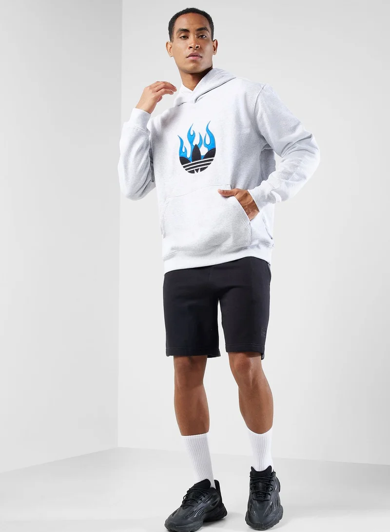 adidas Originals Flames Logo Hoodie