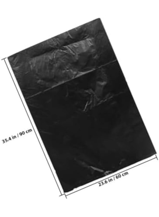 أكياس قمامة كبيرة 50 قطعة أكياس بلاستيكية ثقيلة لحمل النفايات 60X90 بوصة مقاومة للتمزق للاستخدام في المطبخ والحدائق والتنظيف التجاري - Image 2