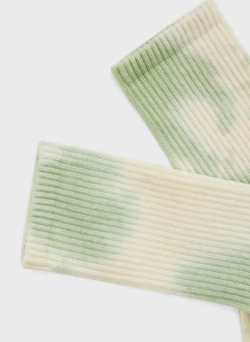 DeFacto Printed Tie Dye Socks