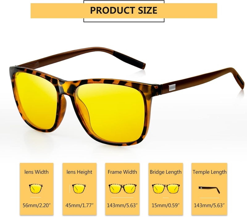 KANASTAL Polarized Sunglasses for Men Women, Classic Square Sports Sun Glasses Driving, Fashion Shades for Womens UV400 Protection Fishing Outdoor Cycling Activities - Image 5