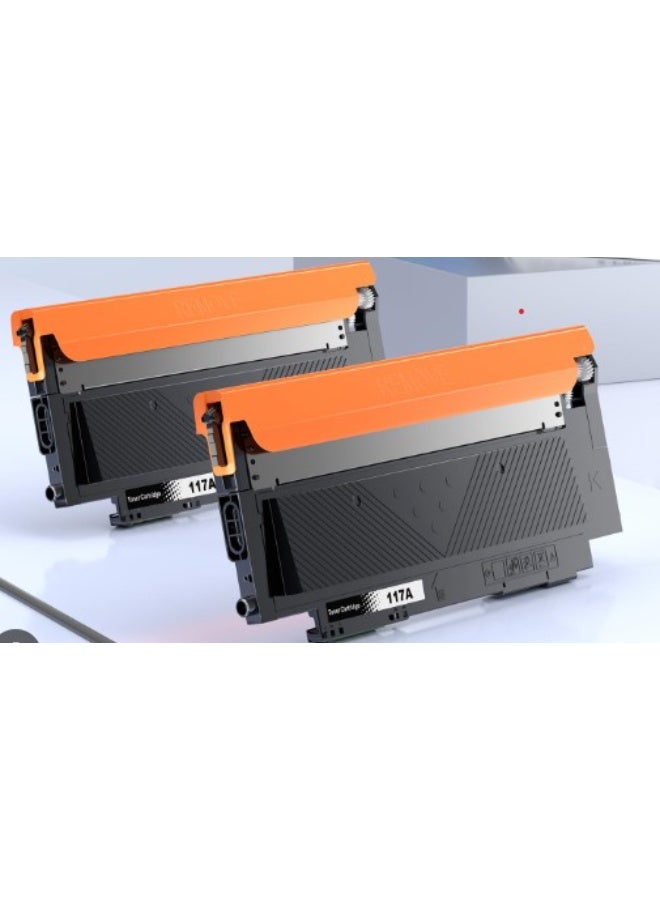 Compatible HP 117A Black Toner Cartridge W2070A – Premium High Quality Laser Toner (Pack of two pc)