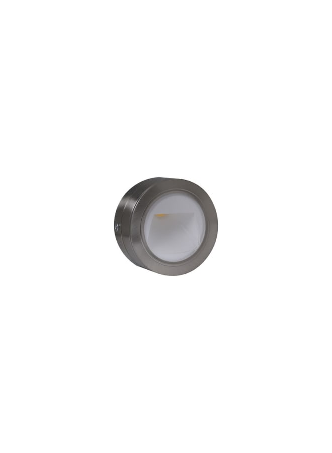 Recessed round spotlight 3W silver - Image 1