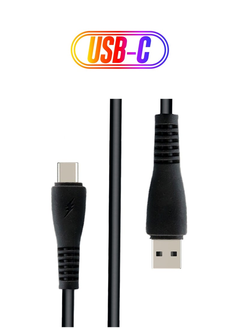 Generic USB-C to USB A 1 Meter Black  - Image 1