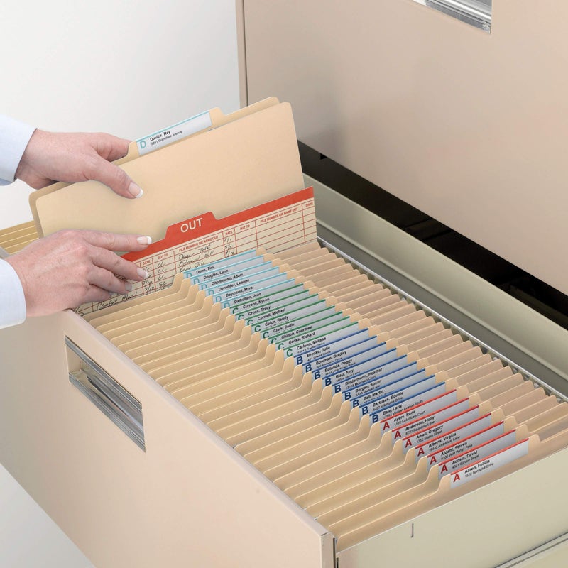 Smead Classification File Folder, 1 Divider, 2" Expansion, 2/5-Cut Tab, Letter Size, Manila, 10 per Box (13700) - Image 5