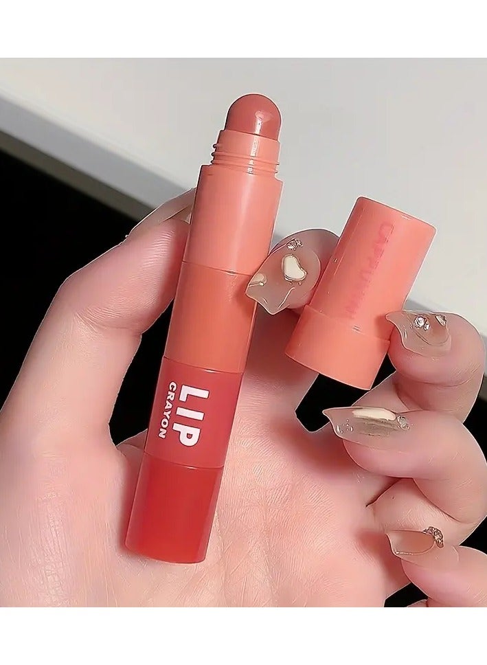 كابونڤيني أحمر شفاه 4 في 1 أحمر شفاه أربعة ألوان لامع مقاوم للماء مخملي طويل الأمد أحمر شفاه متعدد الألوان مناسب للاستخدام عند السفر أحمر شفاه مريح نسيج كريمي مستحضرات التجميل هدايا سيدات عيد الحب هدايا - Image 5