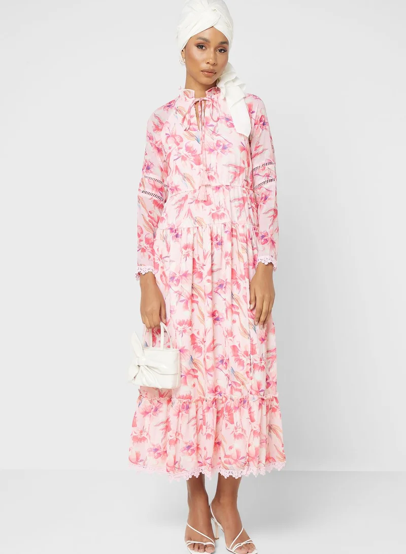 Khizana Floral Printed Dress