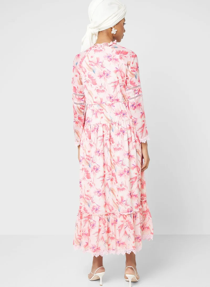 Khizana Floral Printed Dress