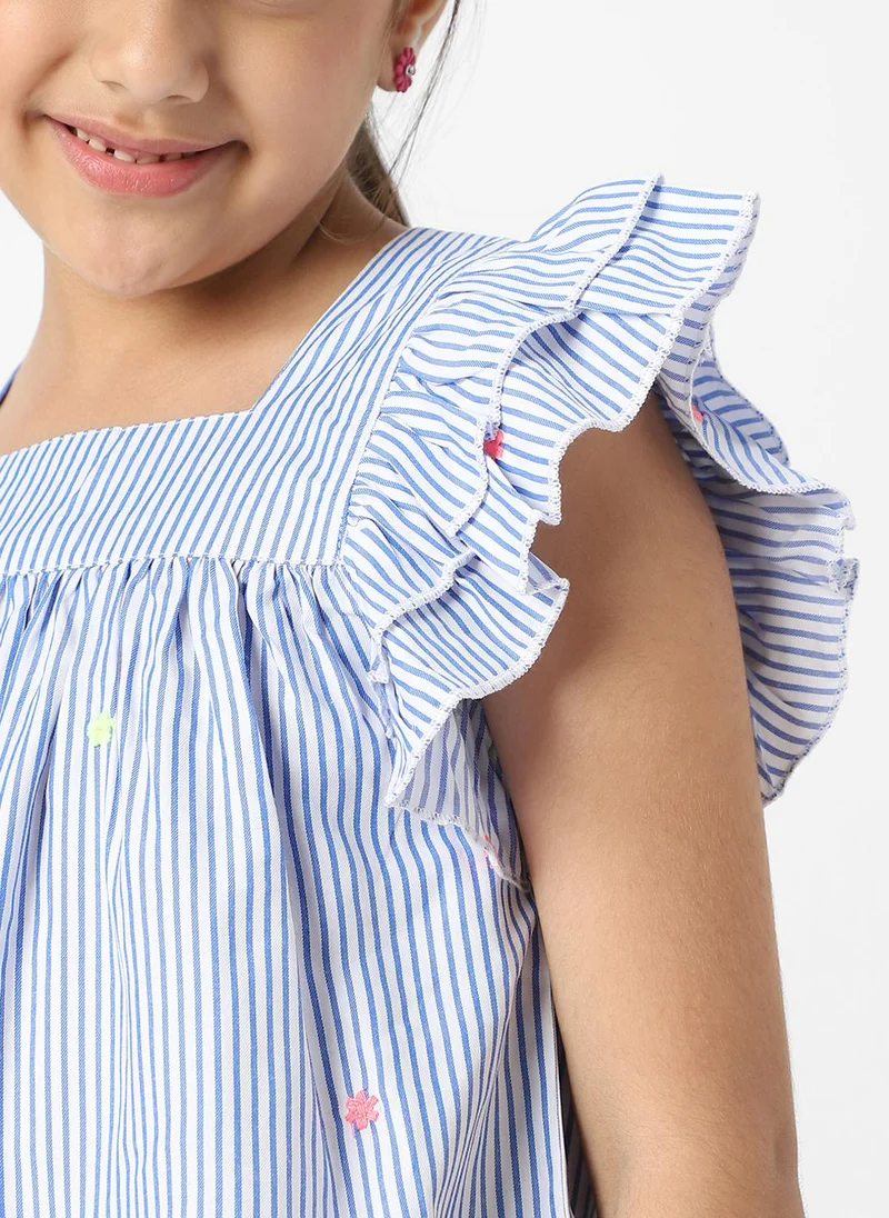 Nautinati Nautinati Girls Cotton Striped Top
