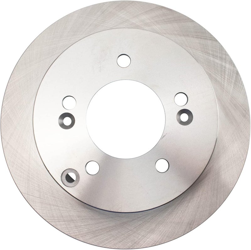 TRQ Rear Brake Rotors Set Solid Compatible with 2007-2010 Kia Rondo - Image 5