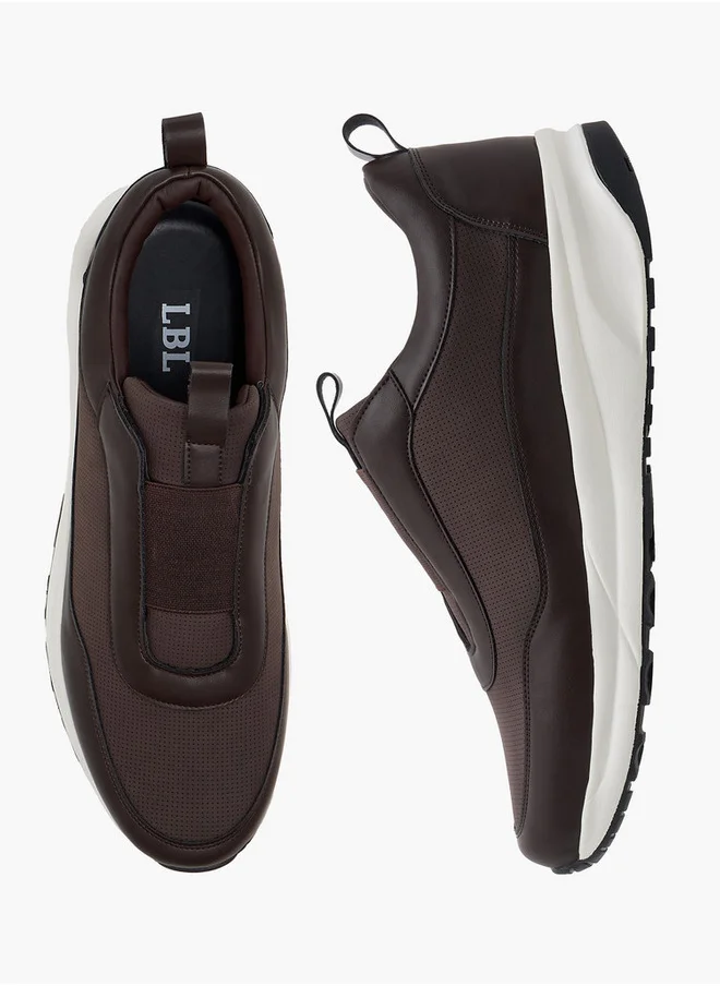 ال بي ال من شو اكسبرس Men's Panelled Slip-On Sneakers