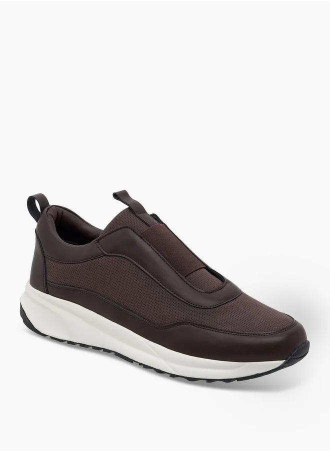 ال بي ال من شو اكسبرس Men's Panelled Slip-On Sneakers