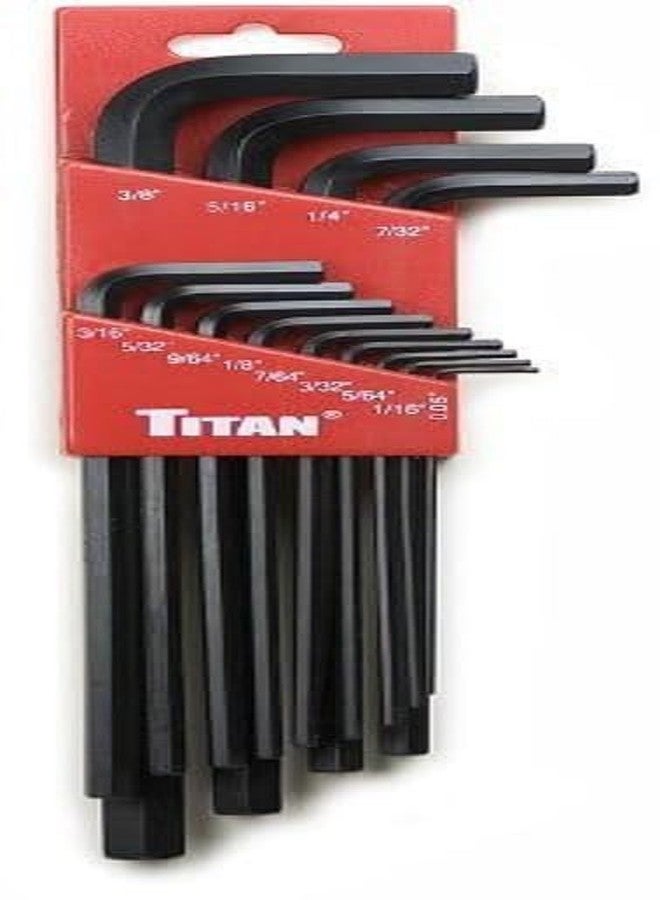Titan 12718 SAE Long Arm Hex Key Set - 13 Piece - Image 2